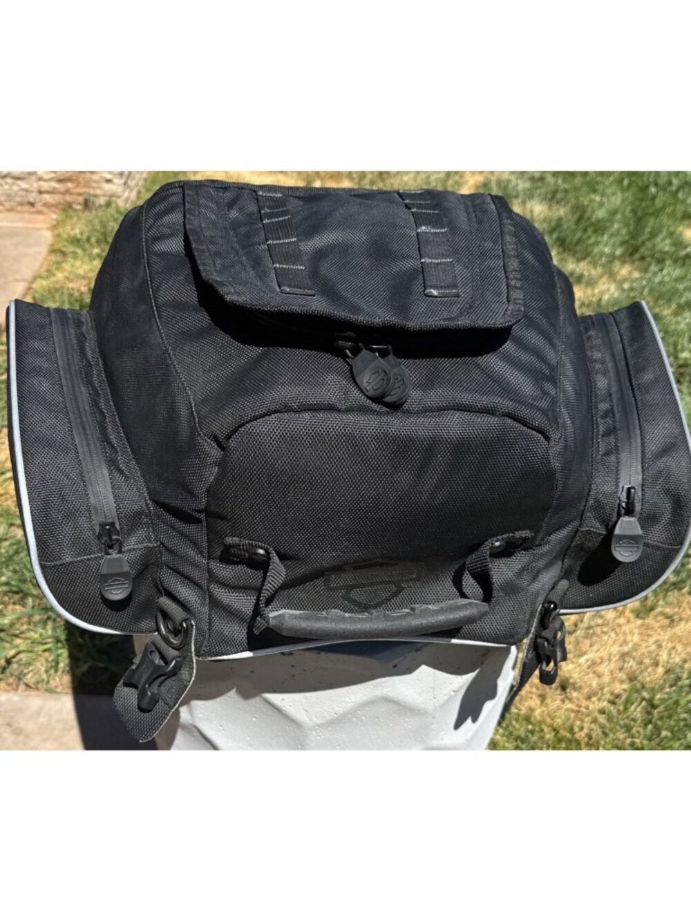 Onyx Premium Luggage Day Tail Bag Harley Davidson Luggage HD P/N# 93300106 WP